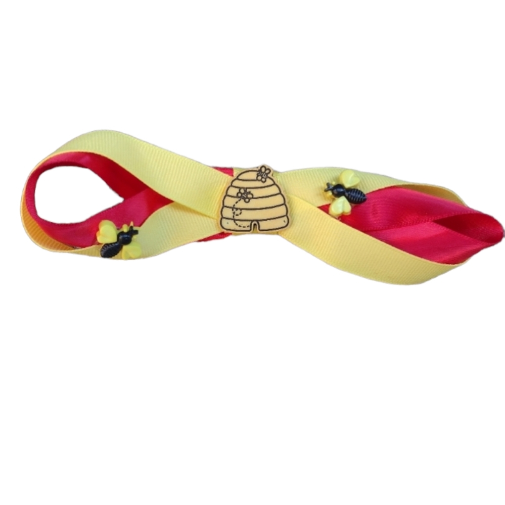 Handmade Winnie the Pooh Inspired Hairclip